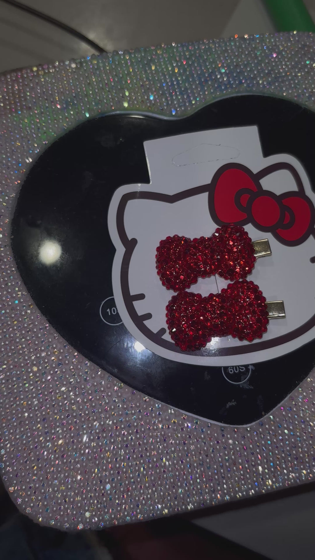 Mini kitty bling bows