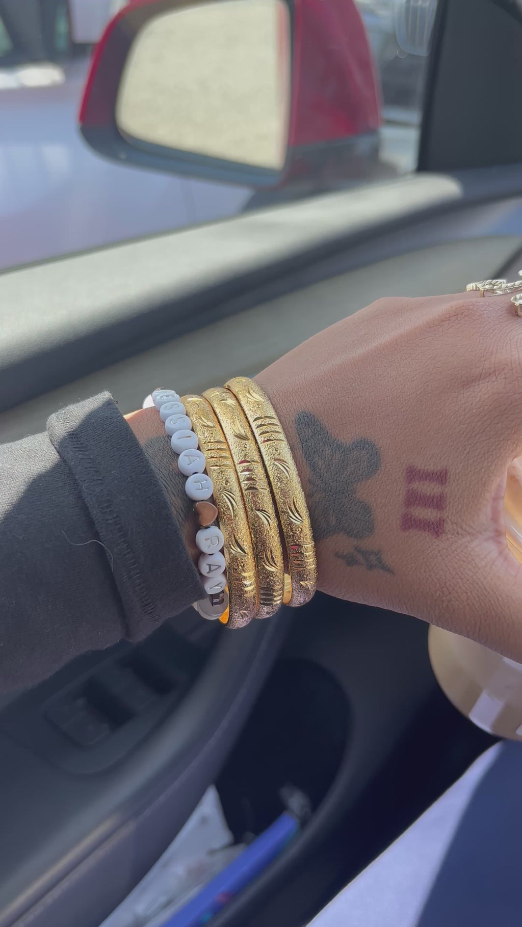 Gold bangles