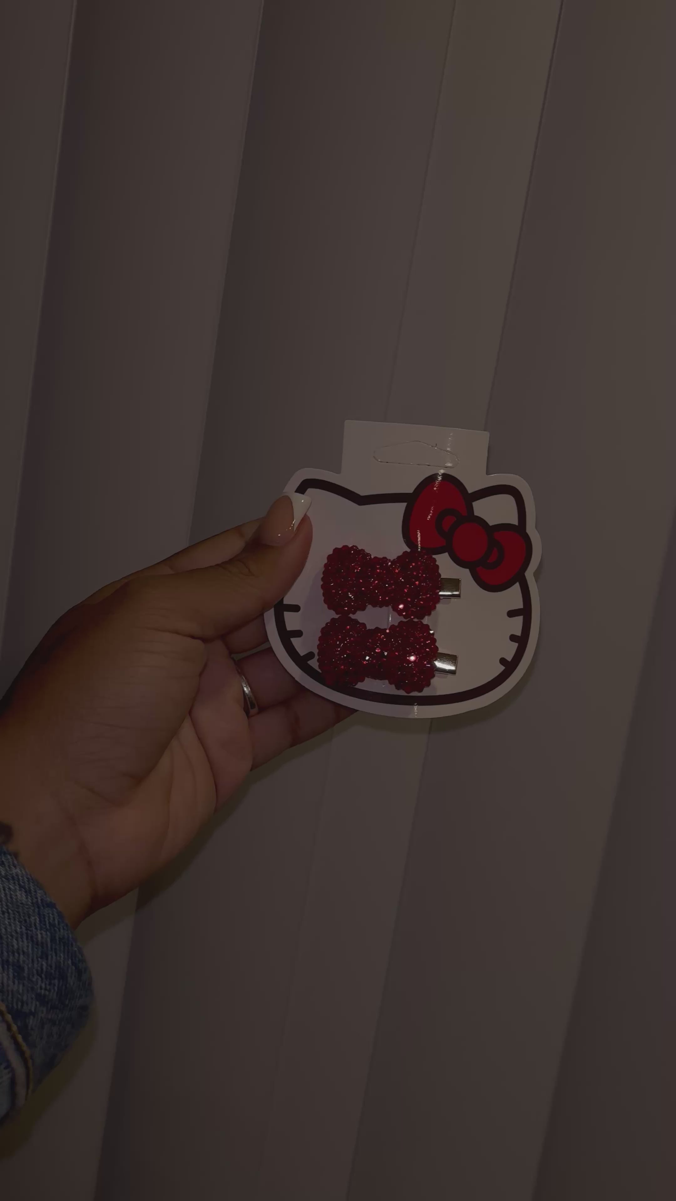 Mini kitty bling bows